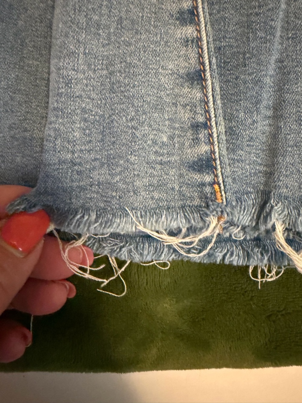 We The Free Free People Just Float on Flare Raw Hem Boho Jeans Sz 29 - Picture 10 of 10